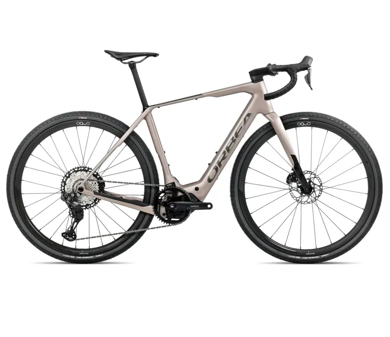 Orbea Denna M20i E-Road Bike In Nickel Matt/Carbon Raw Gloss