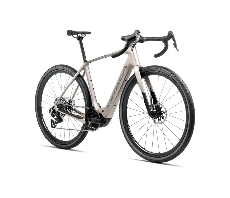 Orbea Denna M20i E-Road Bike In Nickel Matt/Carbon Raw Gloss-1