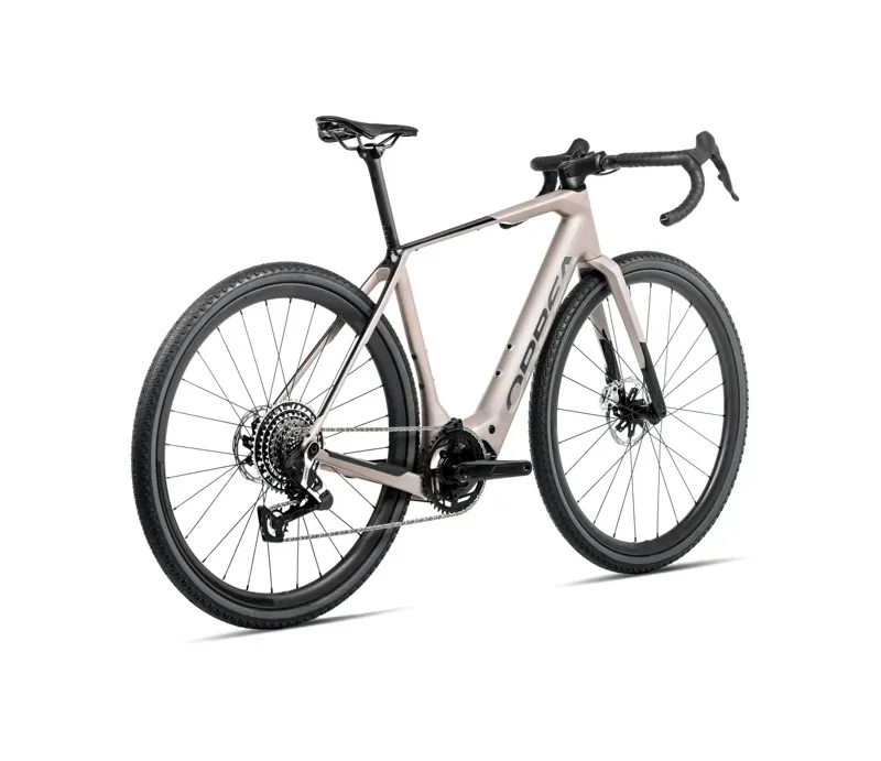 Orbea Denna M20i E-Road Bike In Nickel Matt/Carbon Raw Gloss-2