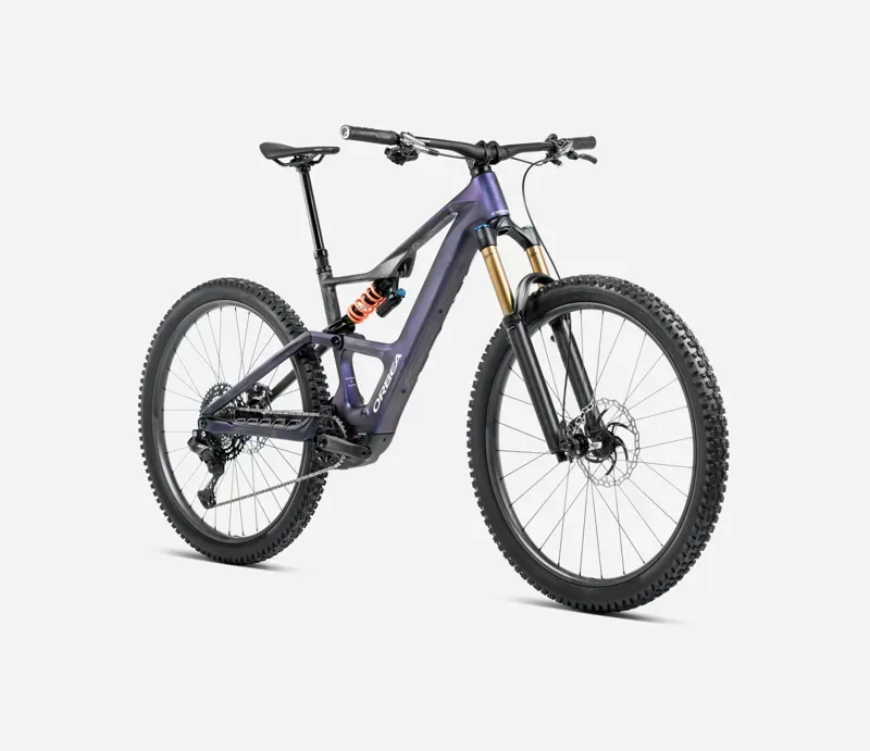 Orbea Rise SL M10 630W E-MTB In Tanzanite Carbon View/Carbon Raw Matt-2