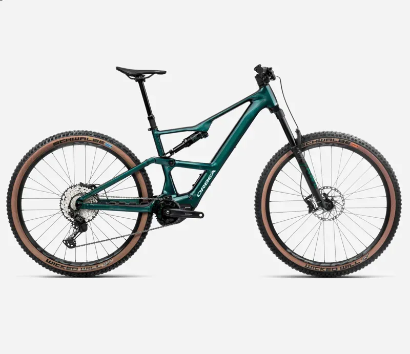 Orbea Rise Sl H20 Mountain Bike In Escape Green-Splash Ice Green Gloss
