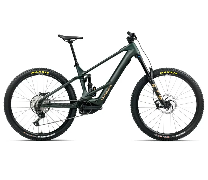 Orbea Wild M10 E-Mountain Bike In Forest Green Carbon View Matt