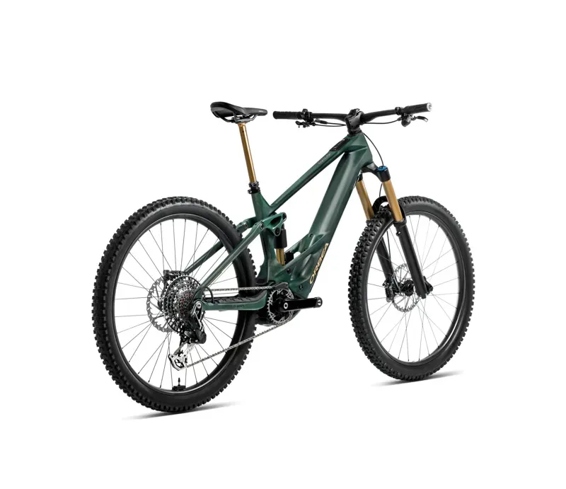 Orbea Wild M10 E-Mountain Bike In Forest Green Carbon View Matt-2